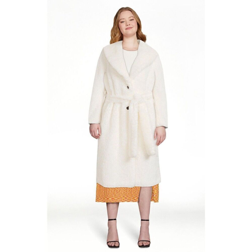 Scoop Women's Faux Fur Jacket with Shawl Collar . Size XL(16-18). NWT. 11